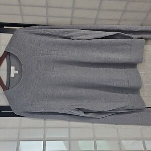Banana Republic Light Gray Merino Wool Crew-neck Sweater Size XXL